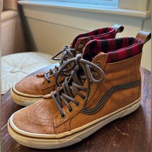 Vans Sk8-Hi MTE-1 All Weather Boots Plaid